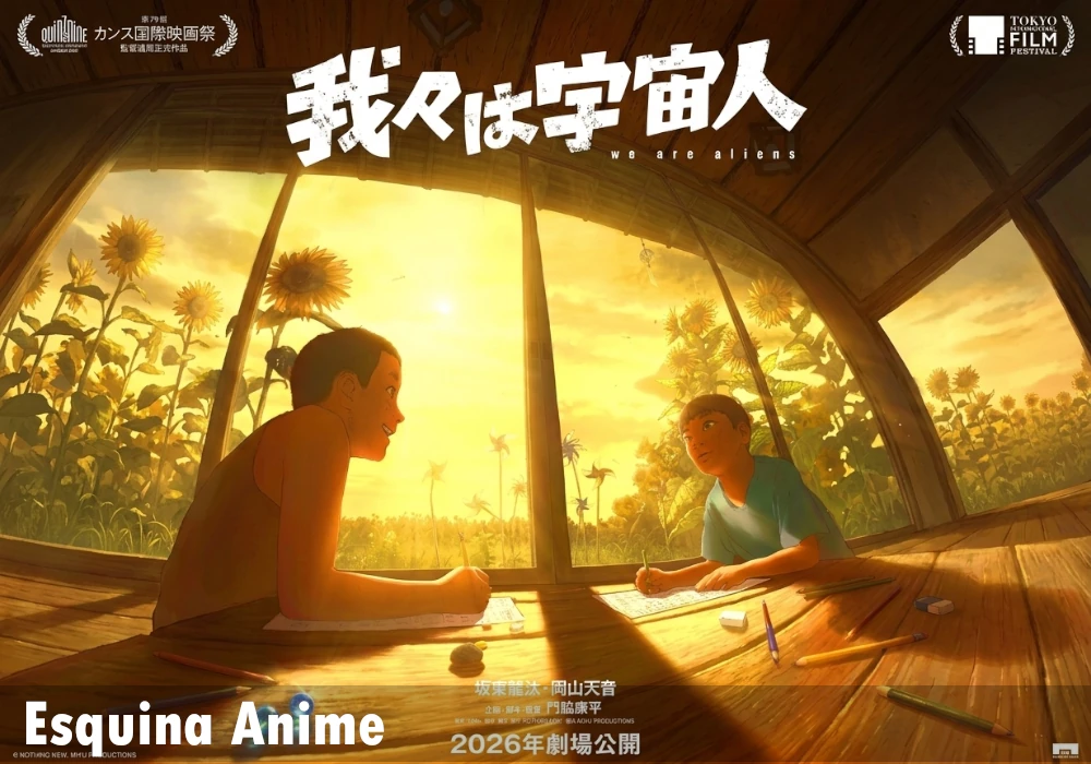 El Film de Anime 'We Are Aliens' Lanza Teaser con Elenco y Compositor