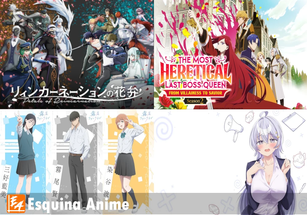 HIDIVE confirma doblajes en inglés para 4 series de anime y calendario de estrenos de mayo