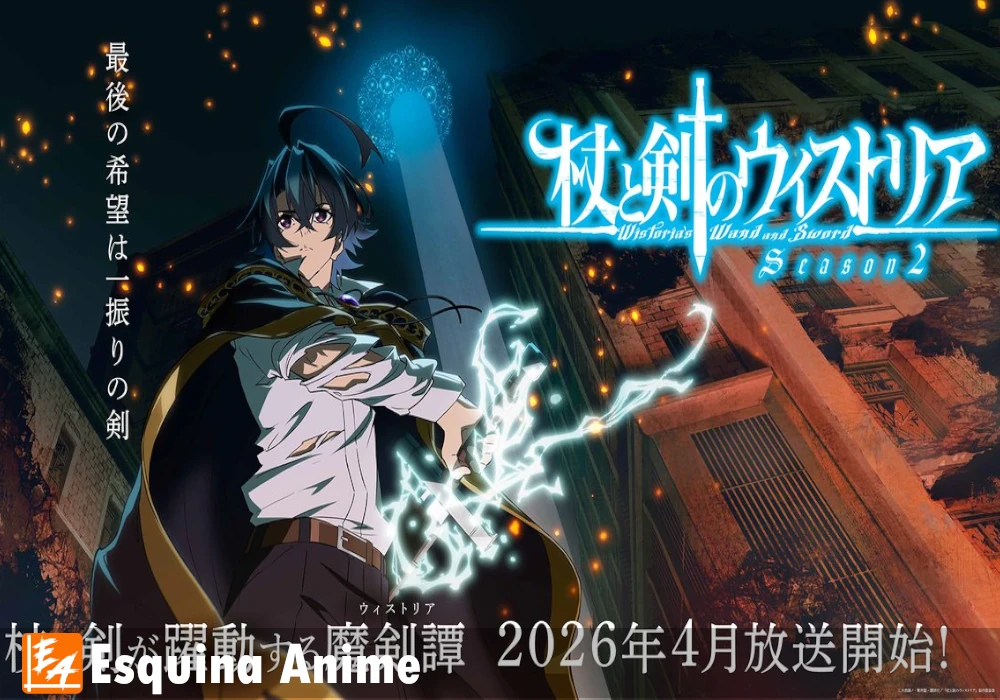 Streaming y debuts 2026 Crunchyroll anuncia 6 animes y detalles de Wistoria S2