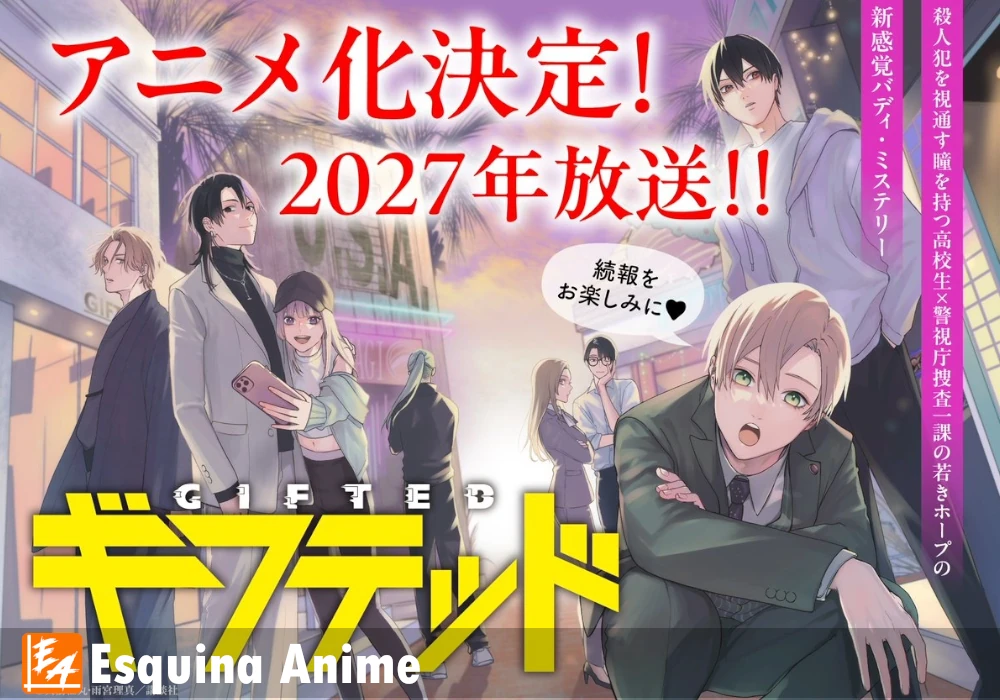 ¡'Gifted' tendrá anime! El misterio que conquistó pantallas llega en 2027