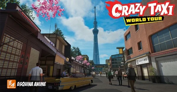 Crazy Taxi: World Tour revela el mapa de Japón en nuevo tráiler